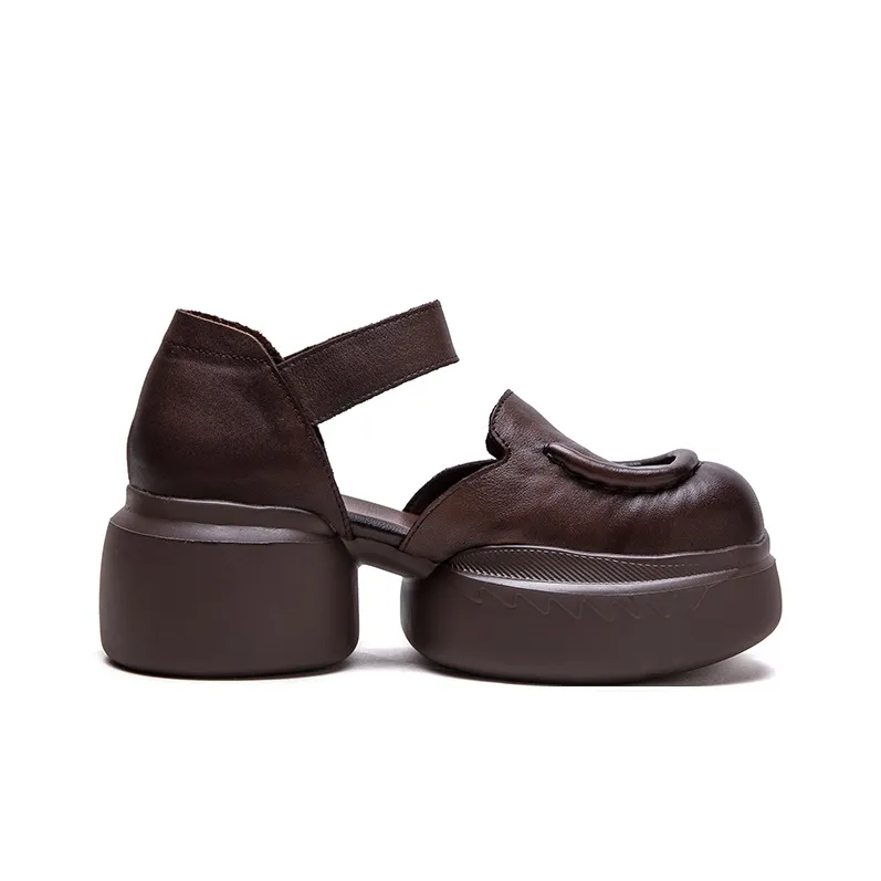 PLO CART Chunky Heel High Heels Women's-7