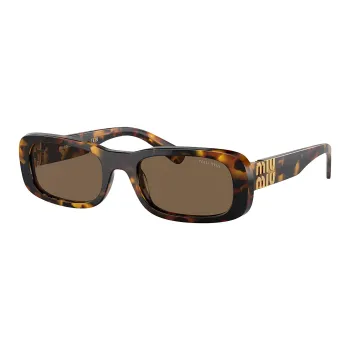 MIU MIU Tortoiseshell effect Rectangle frame Sunglasses