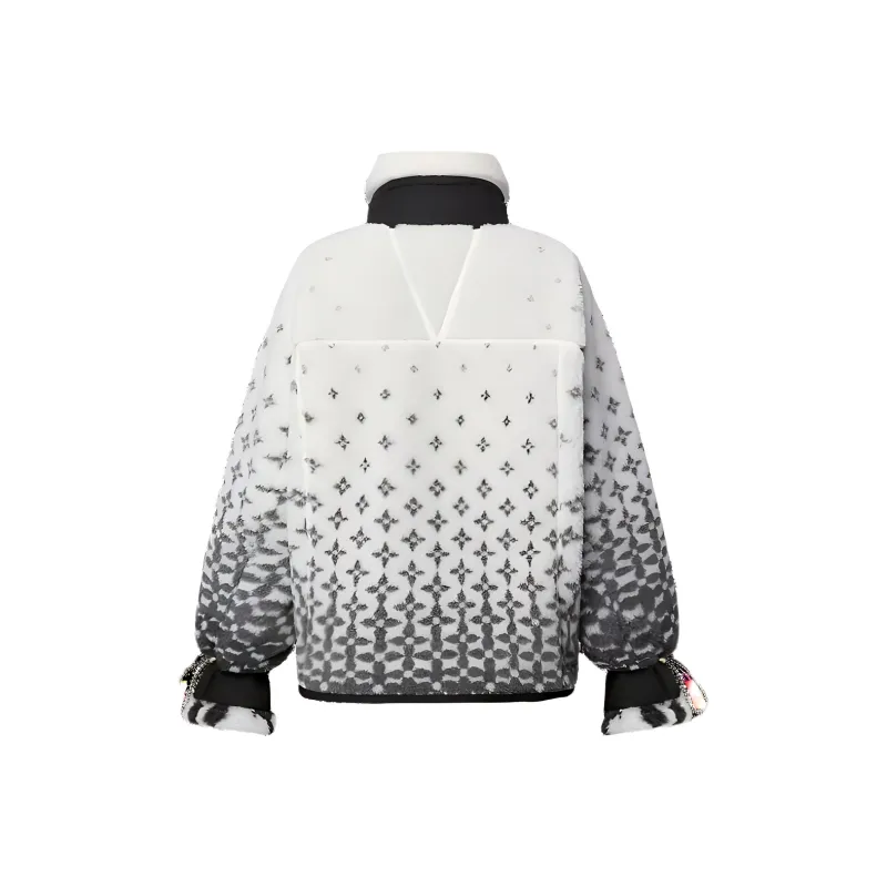 LOUIS VUITTON Ombré Monogram Fleece Jacket-1