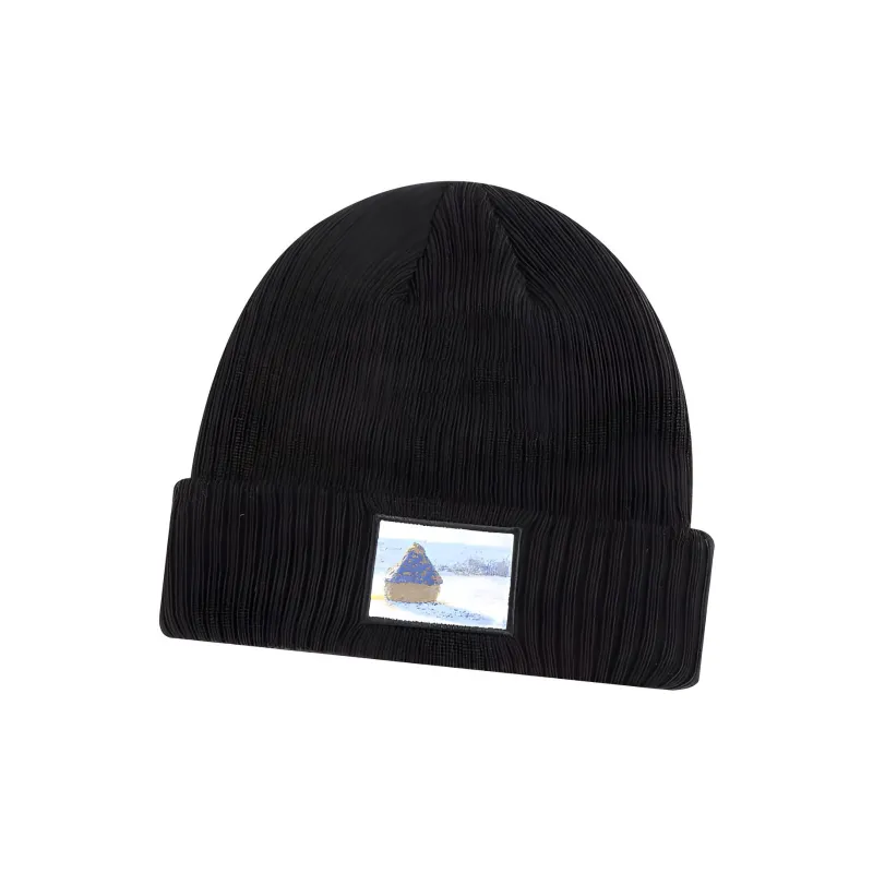 MYOMY Wool Knitted Fabric Beanies Unisex-10