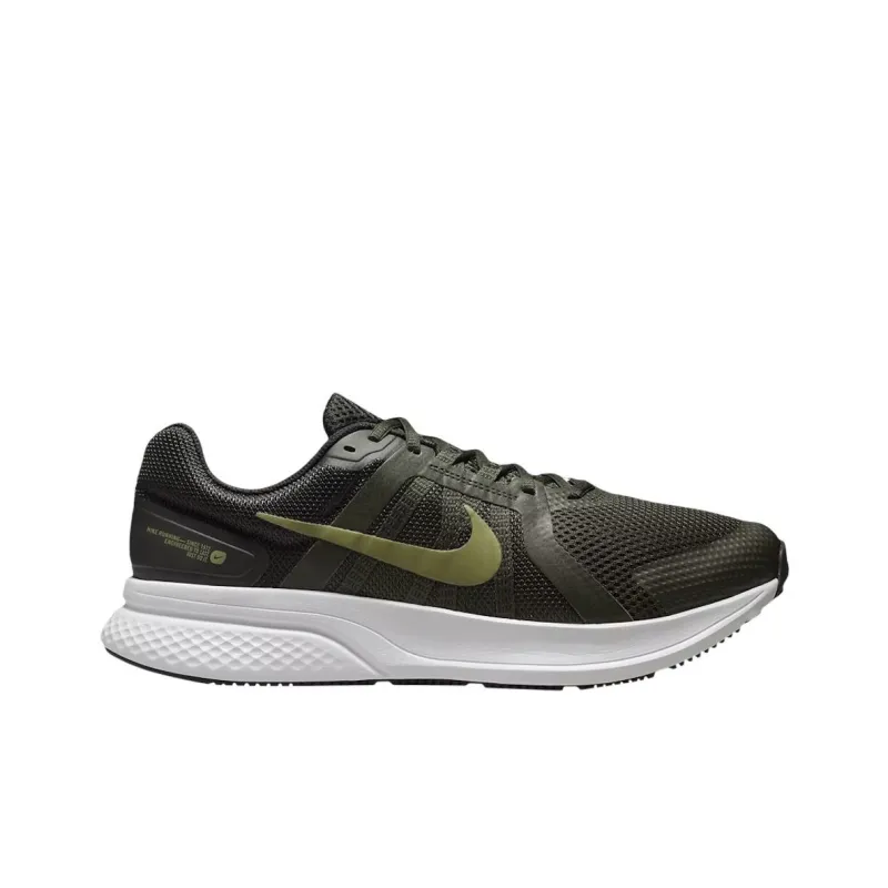 Nike Run Swift 2 Anti Slip Wear Resistant Low Top Casual Running Shoes Men's Black-1