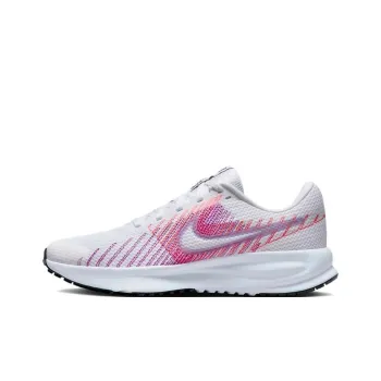 Nike RUN DEFY Cushioning, Wear Resistant Low Top Running Shoes Women's White Pink