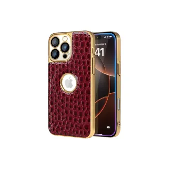 Kona Chun Genuine Leather Material Classic Impact Resistant Dust Resistant Snake Skin Phone Cases