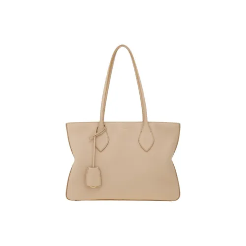 FERRAGAMO Cow Leather Handbag Medium Size Women's Nude