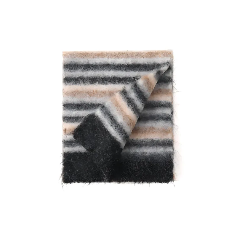 FREE RABBITⅡ Wool Knit Scarves Unisex-3