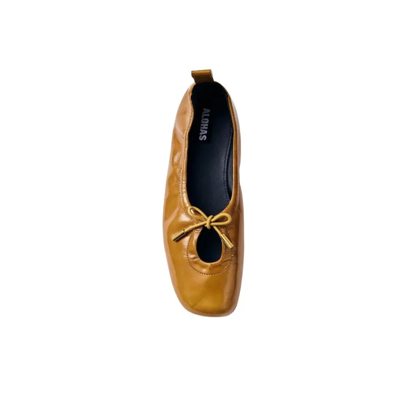ALOHAS Rosalind Casual Single Shoes Women's Yellow-3