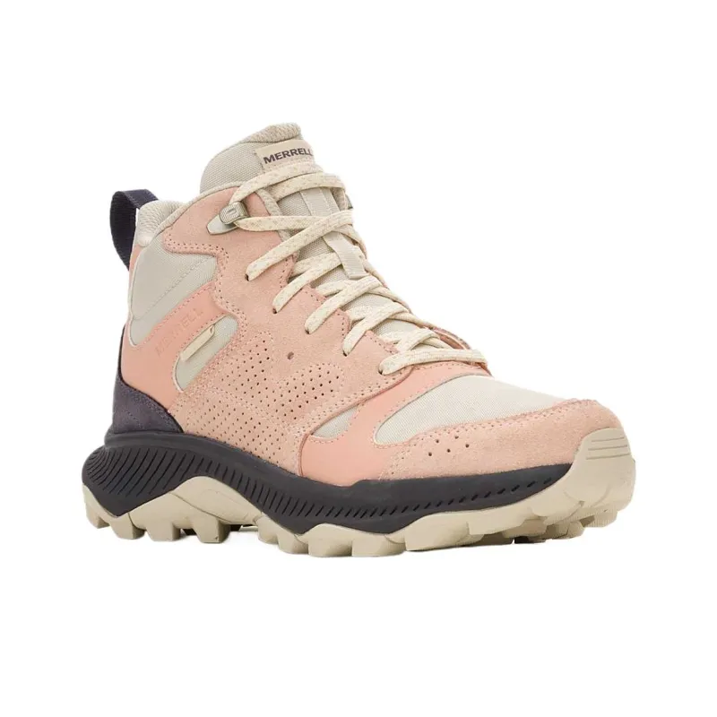 MERRELL Tempo Sol Cushioning Slip Resistant Mid Top Hiking Shoes Women's Pink Salt-3