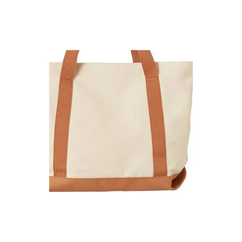 New Balance Canvas Bag, Tote Bag, Shopping Bag, Handbag Regular Unisex Walnut Wood-2