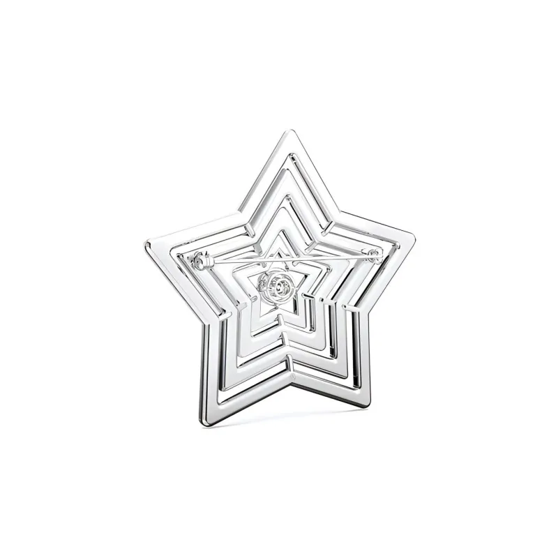Swarovski Stella Brooches Unisex Silver-3