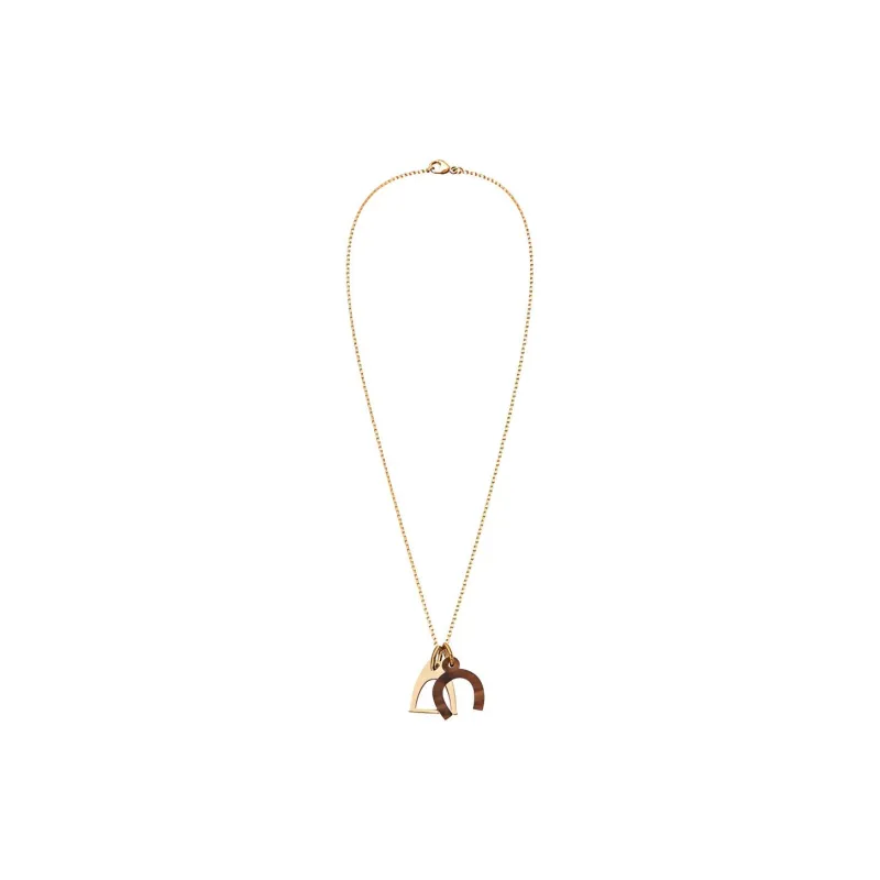 HERMES Amulette Equestre Metal Necklaces Unisex-1