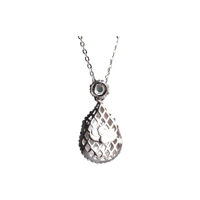 QIXIANG Ice Glutinous Jadeite Necklaces Women's-1