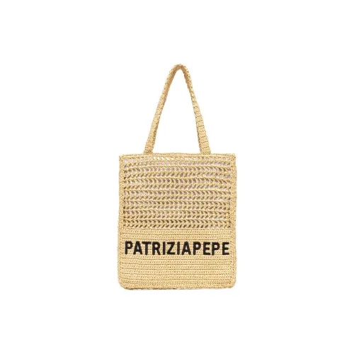 Patrizia Pepe Polypropylene Tote Bag, Shopping Bag, Shoulder Bag Women's Natural