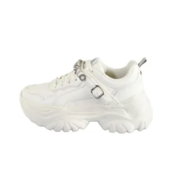 Buffalo Anti Slip Wear Resistant Low Top Casual Shoes Women's White