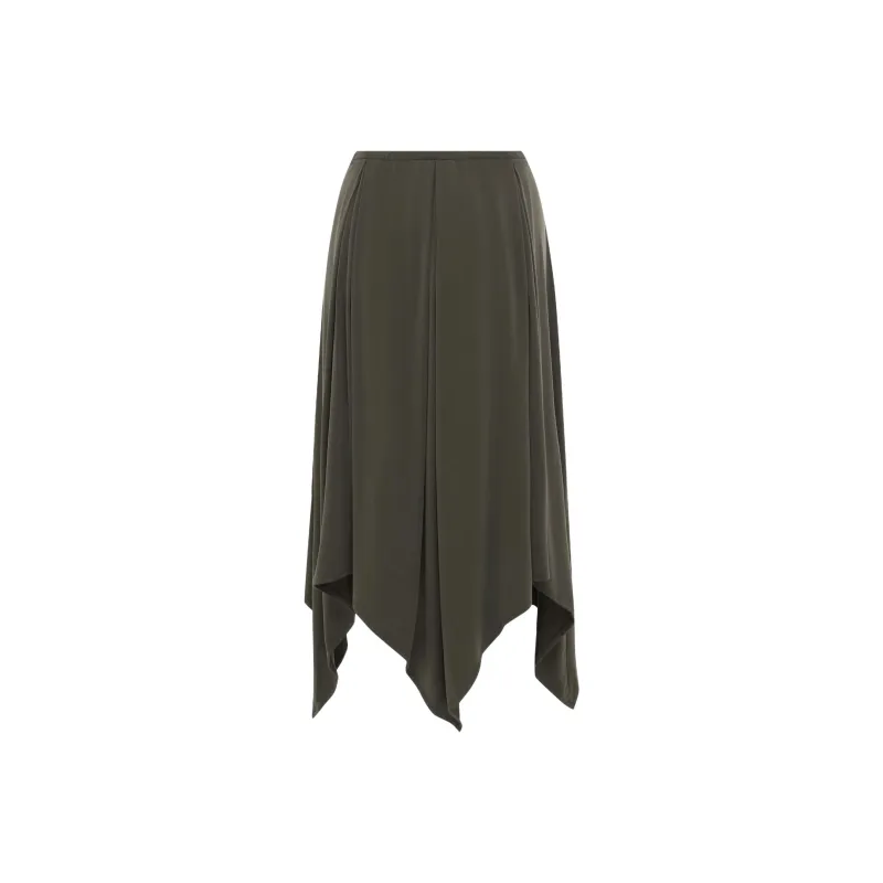 WITH JEAN SS25 Jolie Skirt Casual Long Skirt Women's Chocolate-1