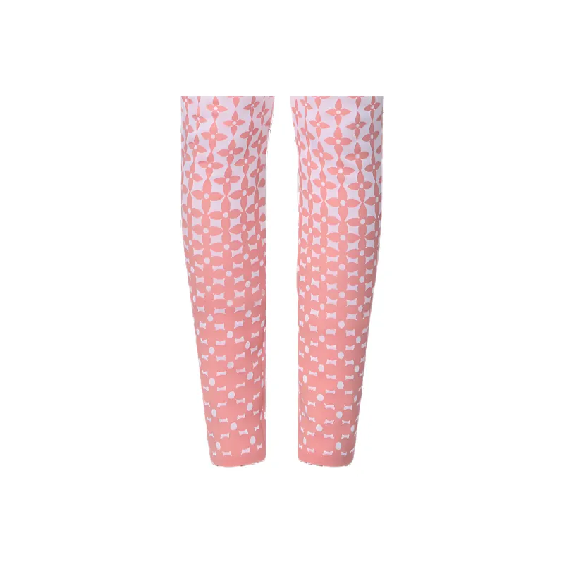 LOUIS VUITTON Ombré Monogram Silk Knit Leggings-4