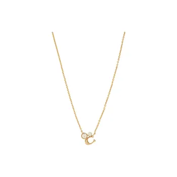 COACH Glass Necklaces Women's Gold