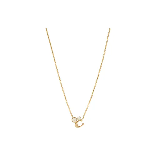 COACH Glass Necklaces Women's Gold