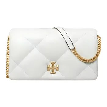 TORY BURCH Leather Shoulder Bag Mini Women's Blanc