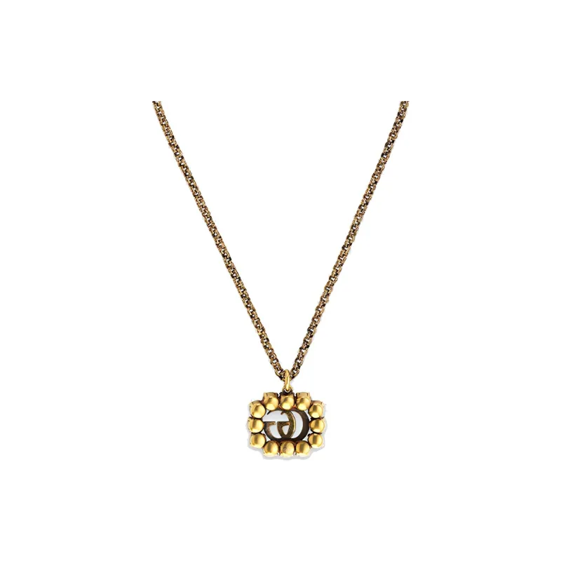 GUCCI Classic Double G Necklace Collection Necklaces Women's-1