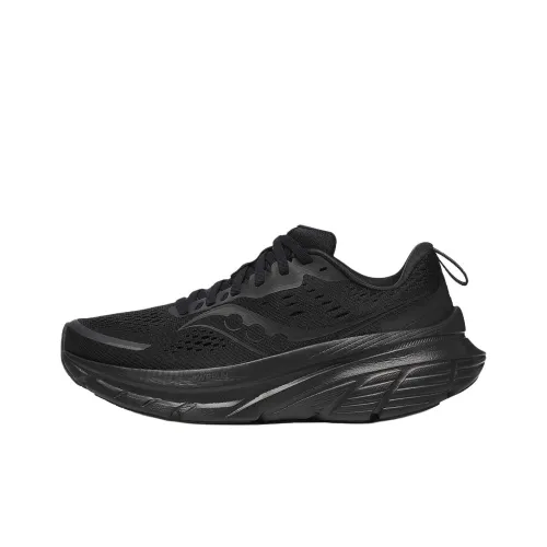 Saucony Guide 18 Anti Slip Wear Resistant Low Top Casual Running Shoes Women's Black