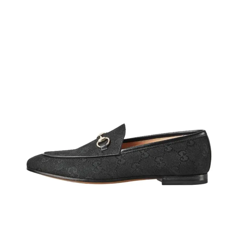 GUCCI Jordaan Casual Single Shoes Women's Black-0