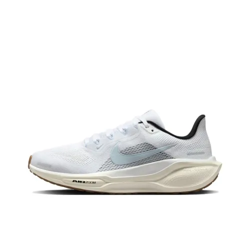 Nike pegasus Collection 41 Anti Slip Wear Resistant Low Top Casual Running Shoes Women's White Blue