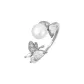 Bowknot Pearl Ring