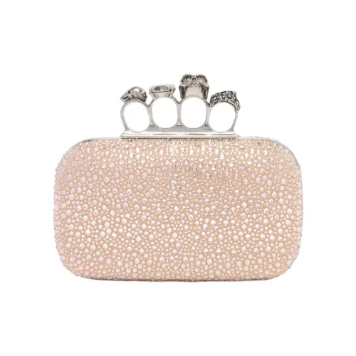 Alexander McQueen Calfskin One Shoulder Handbag Women's Pink