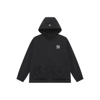 MLB New York Yankees Basic Collection SS25 Windproof Jacket Unisex Black