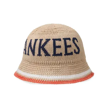 MLB Cotton Bucket Hats Unisex Khaki