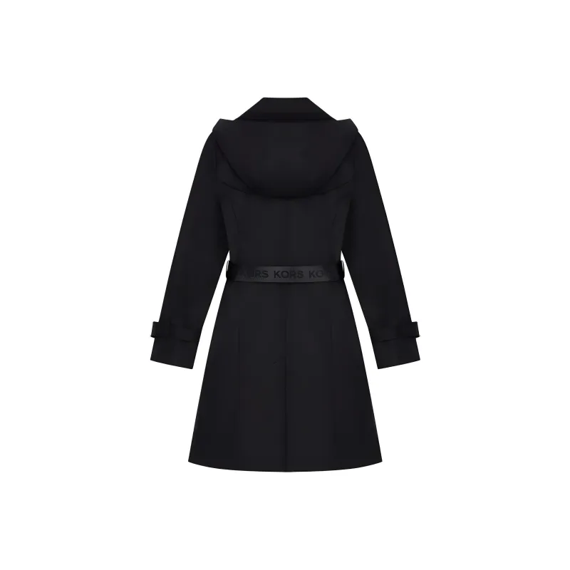 MICHAEL KORS MMK SS24 Trench Coat Women's Black-1