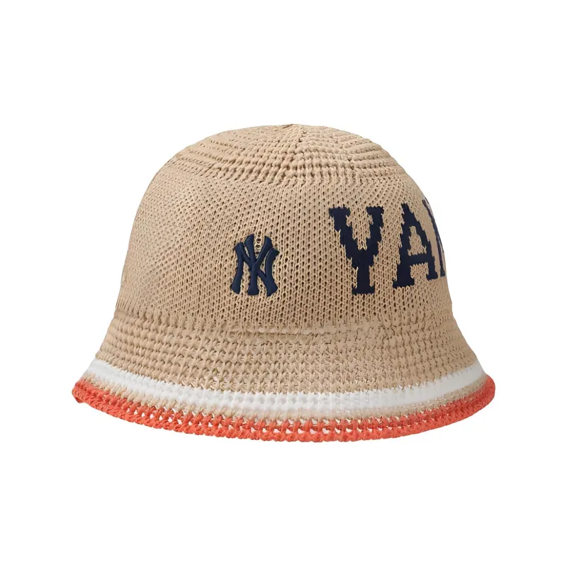 MLB Cotton Bucket Hats Unisex Khaki-2