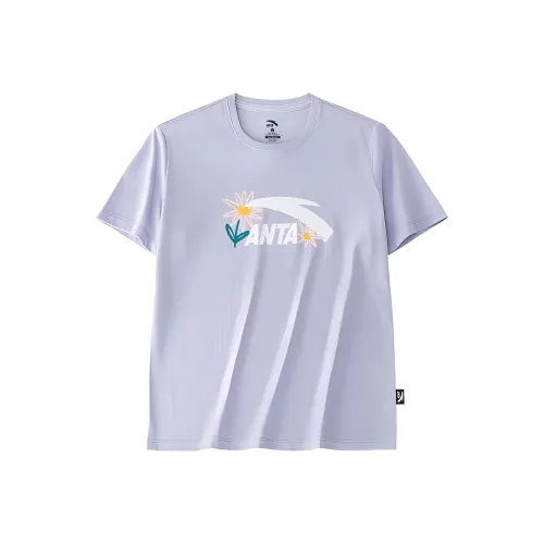 Anta Life Collection Regular T Shirt Women's Morning Mist Purple