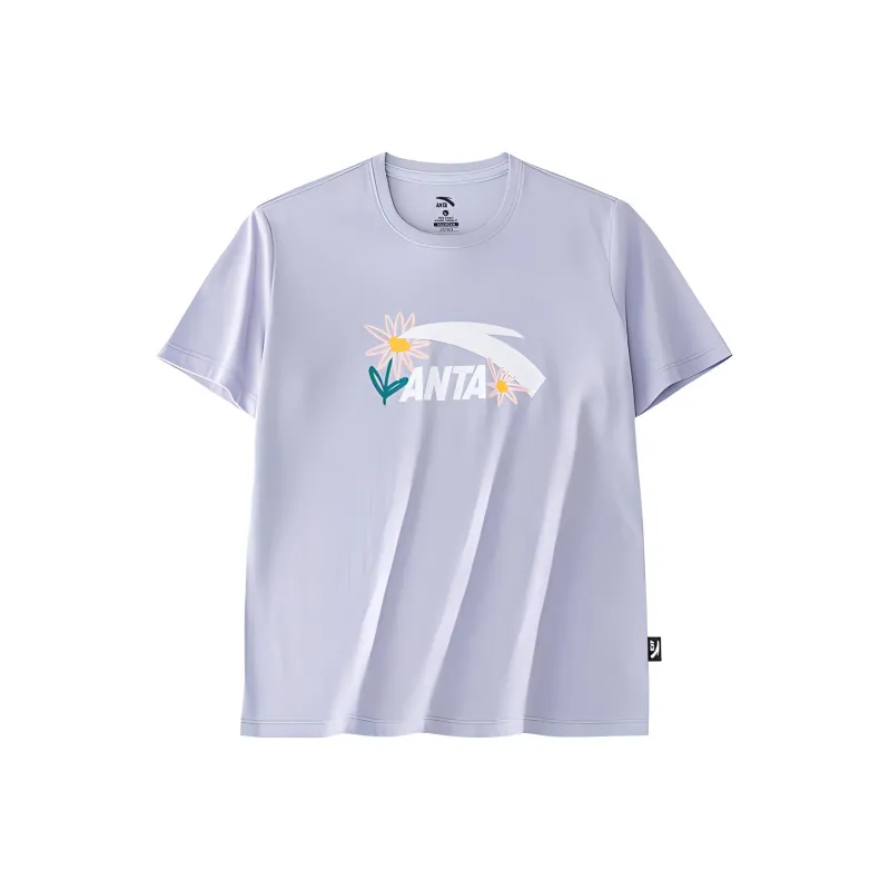 Anta Life Collection Regular T Shirt Women's Morning Mist Purple-0