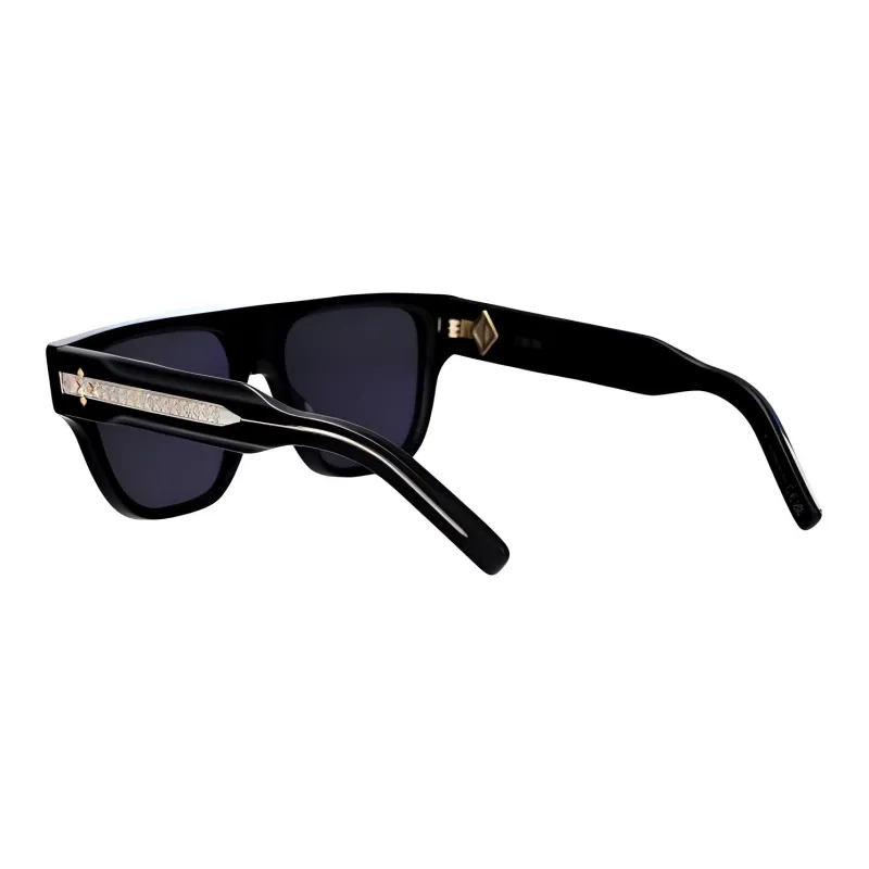 DIOR Plastic Square Sunglasses Men's Black-3