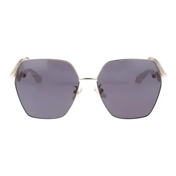 Roberto Cavalli Metal Irregular Shape Sunglasses Women's Yellow