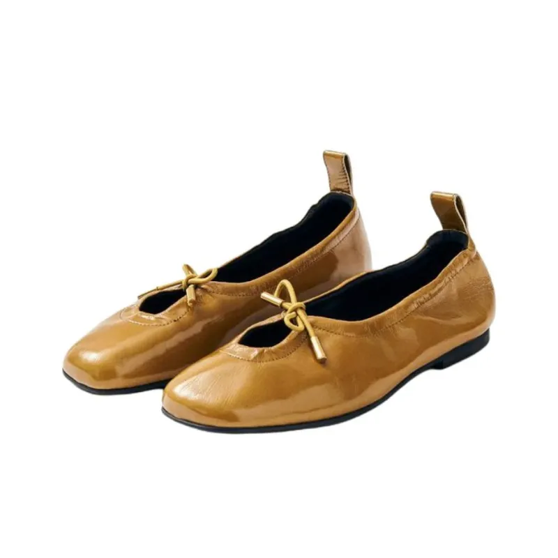 ALOHAS Rosalind Casual Single Shoes Women's Yellow-2