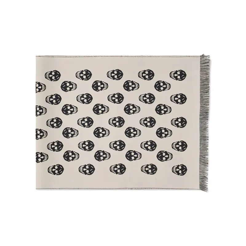 Alexander McQueen Knit Scarves Men's Black-1