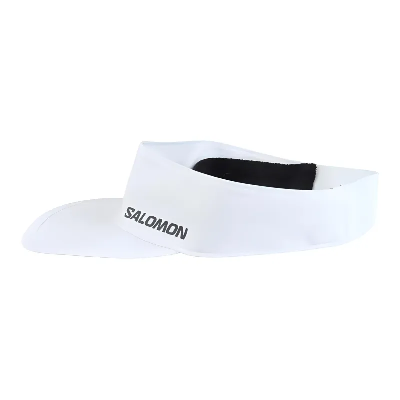 SALOMON Polyester Sun Protection Hats Unisex White-4