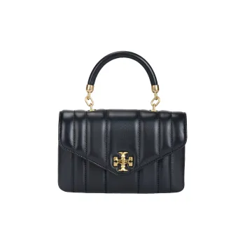 TORY BURCH Kira Leather Shoulder Bag, Crossbody Bag, Handbag Mini Women's Black