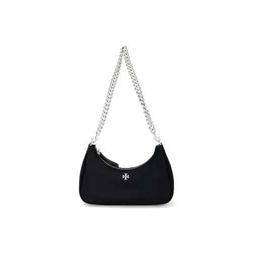 TORY BURCH 151 MERCER Leather Crossbody Bag, Shoulder Bag Small Size Women's Black