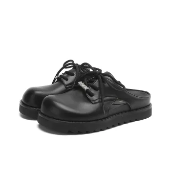 D FUSE SCANDINAVIA Stitching Quiet Abrasion Resistant Wrap toe Slippers Women's