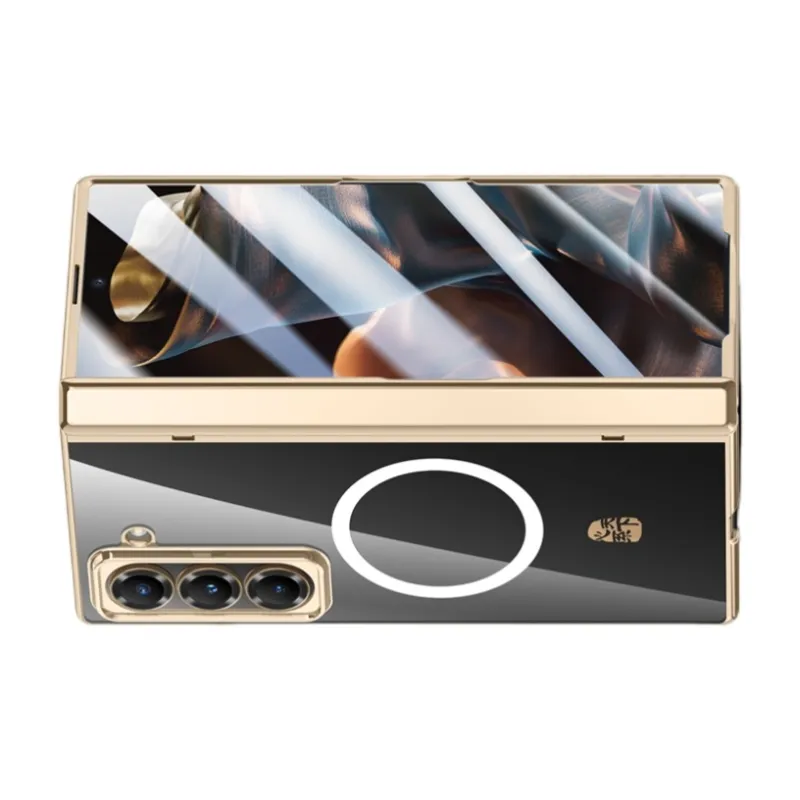 KEBO Pc Material Phone Case Protective Cover Compatibility With Samsung W25 Vintage Style Western Luxury-1