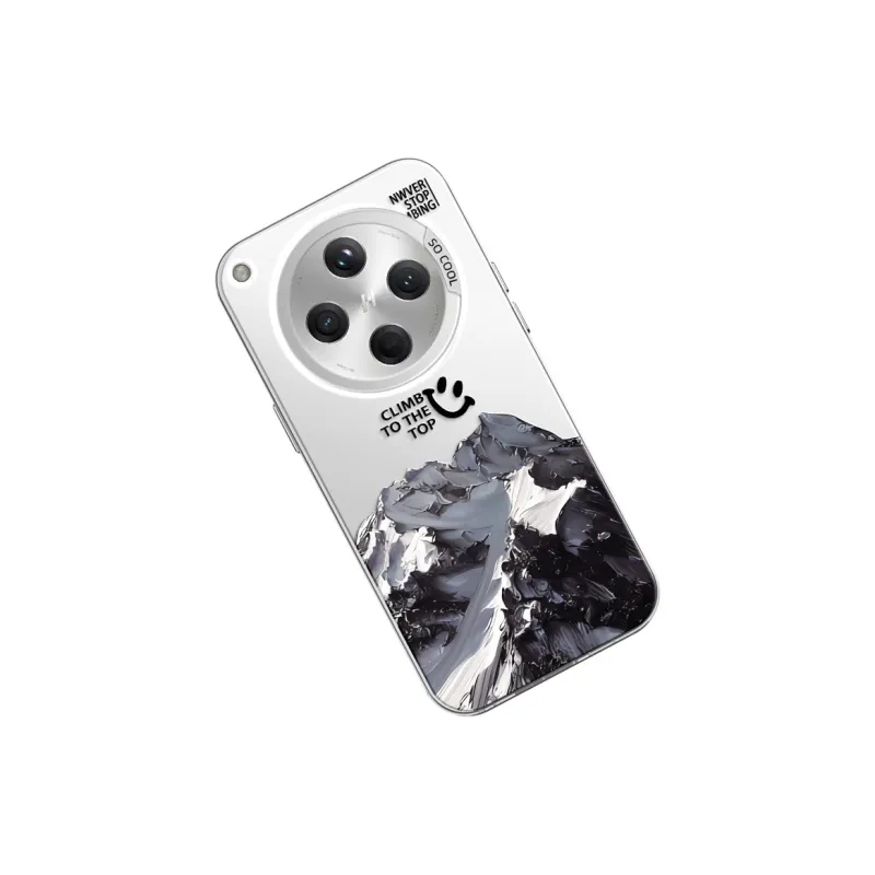 CHUNFAN PC Material Phone Cases Compatibility With OPPO A5 Pro/Find X8/Reno 12/11/Pro Quiet Luxury-17