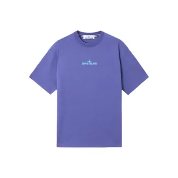 STONE ISLAND Combed Organic Cotton Jersey T shirt