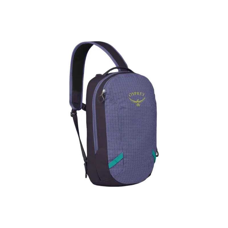 OSPREY Nylon Shoulder Bag, Sling Bag Regular Unisex Purple-1