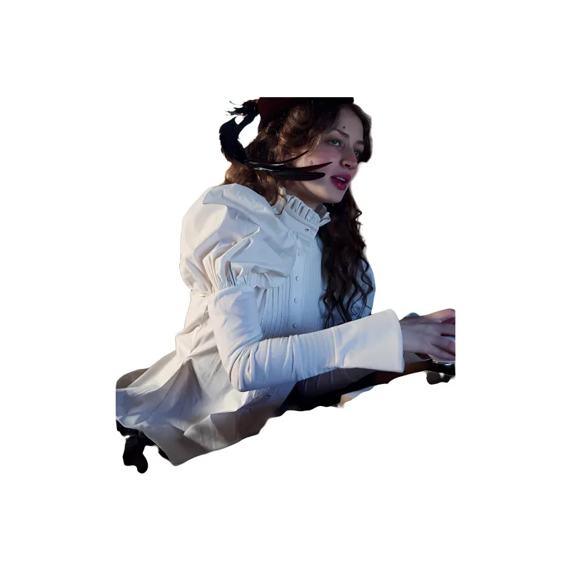 Selkie Collection FW24 Shirt Women's Powder White-2