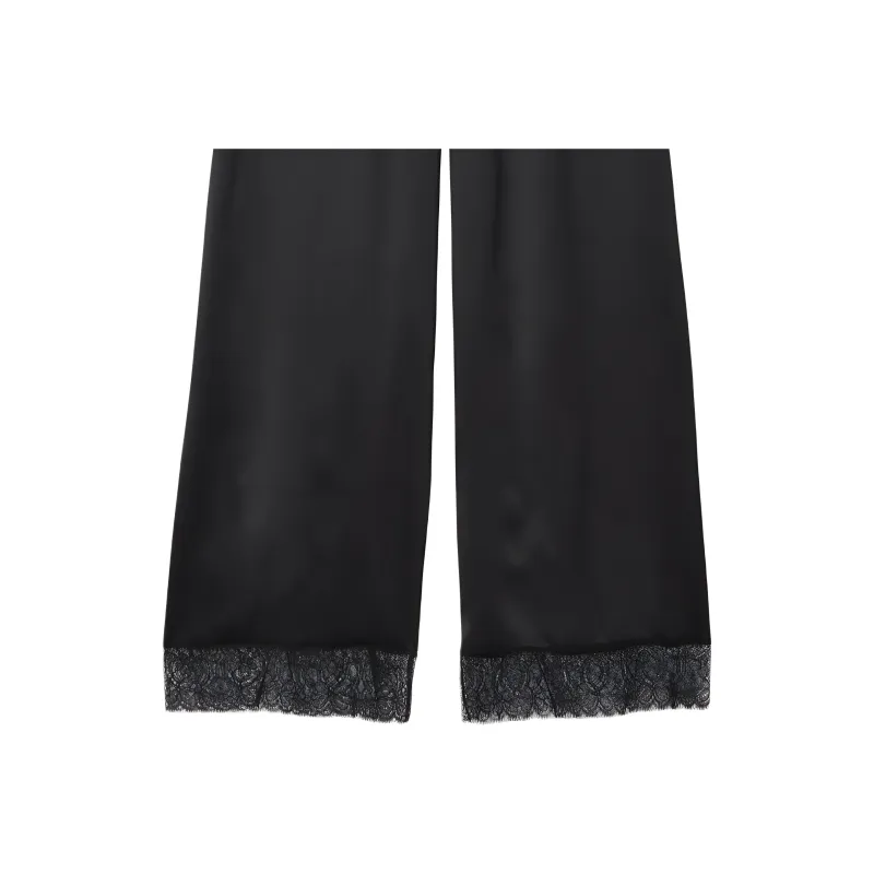 Burberry Elasticated waistband Silk Trousers-4