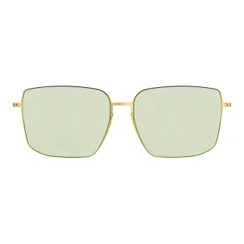 LINDBERG Other Irregular Shape Sunglasses Unisex Gold
