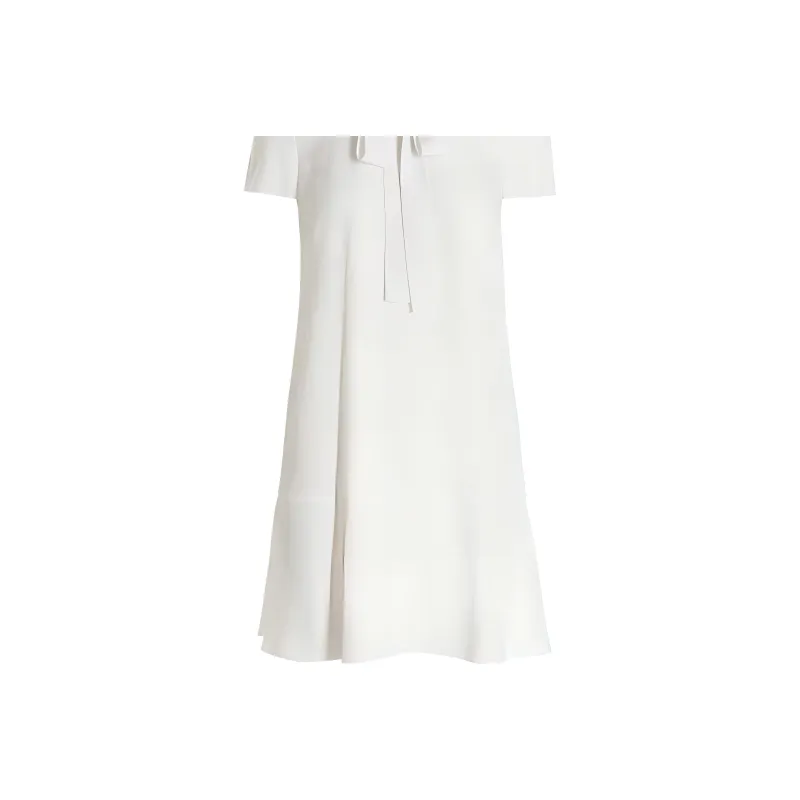 RED VALENTINO SS22 Short Sleeved Dress Women's White-3